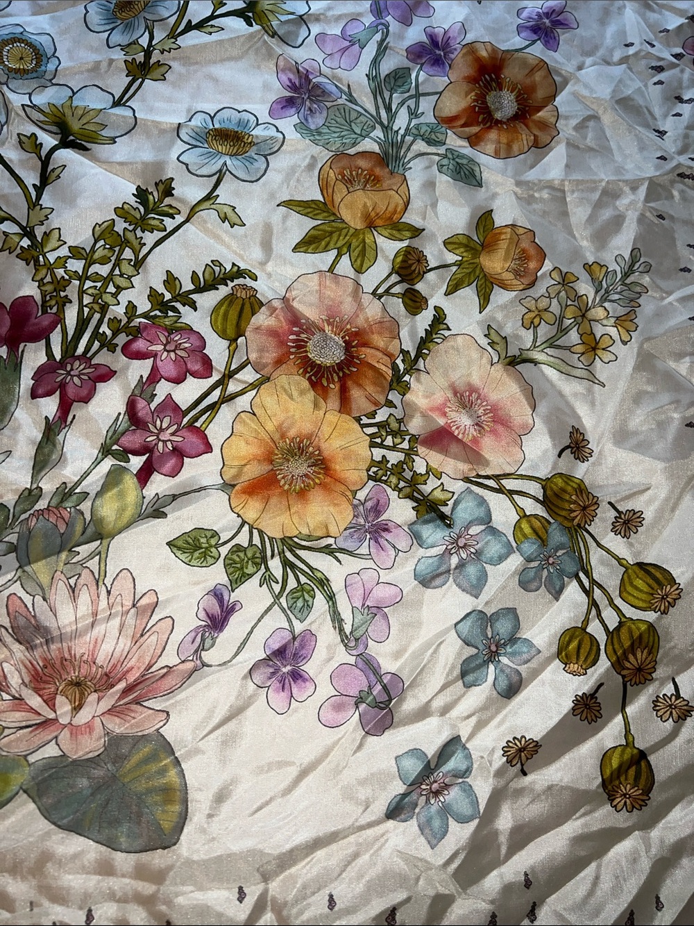 Johnny Was Forest Silk Scarf - Picture 8 of 9